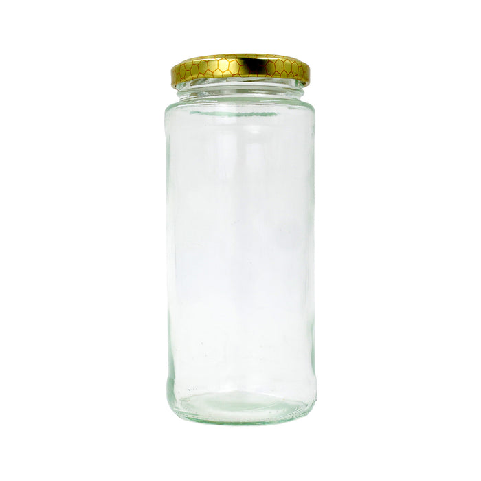 Glass Tall Cylinder Jar | 375 ml