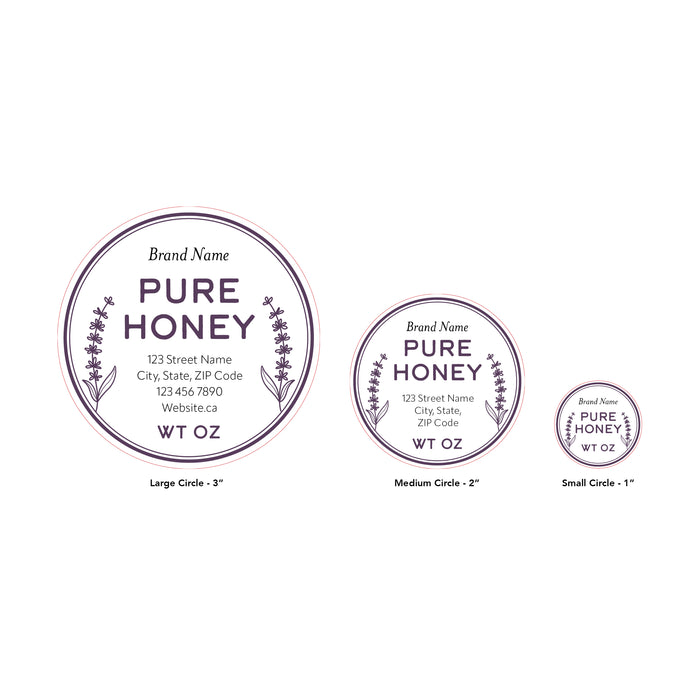 Design 3 | Custom Honey Labels