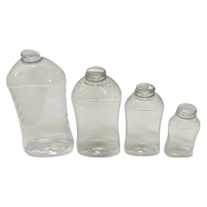Hourglass Plastic Honey Bottle