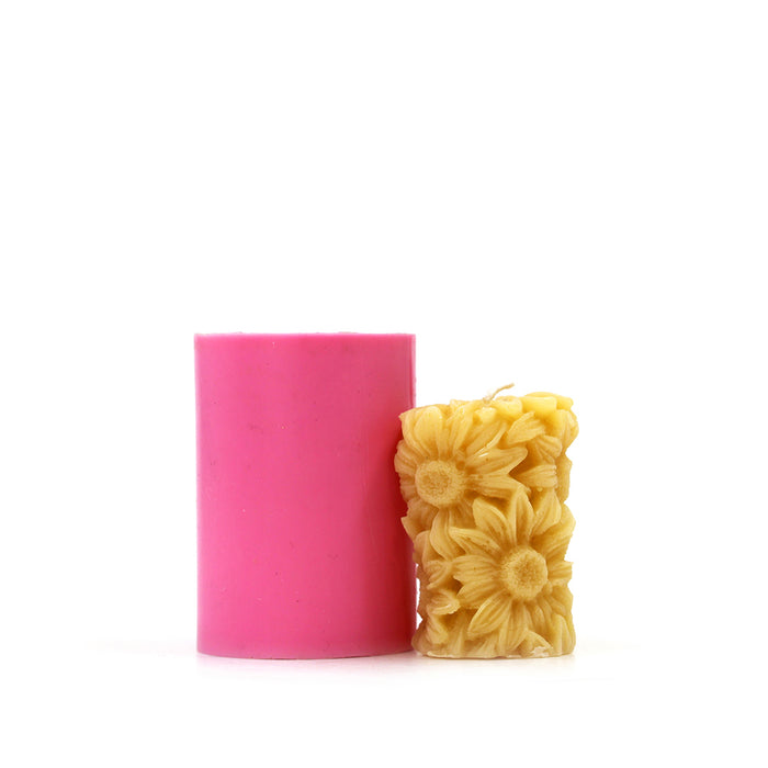Busy Bee | Flower Votive Candle Mold | 1.6" x 2.5"