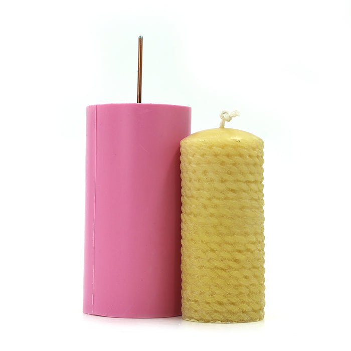 Busy Bee | Rope Pillar Candle Mold |5"