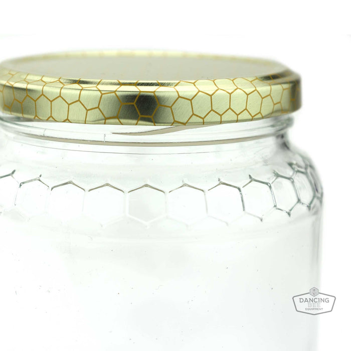 Glass Honeycomb Jar | 1 kg | 32 oz