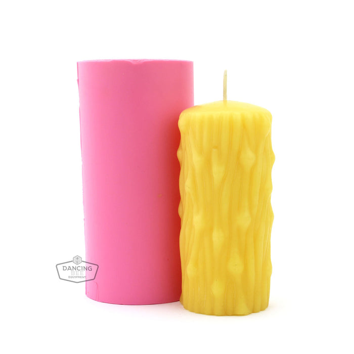 Busy Bee | Lumpy Bumpy Pillar Candle Mold | 2" x 5"