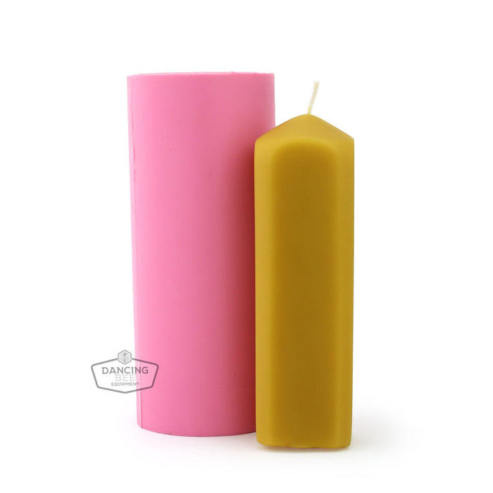 Busy Bee | Square Pillar Candle Mold | 1.8" x 5"