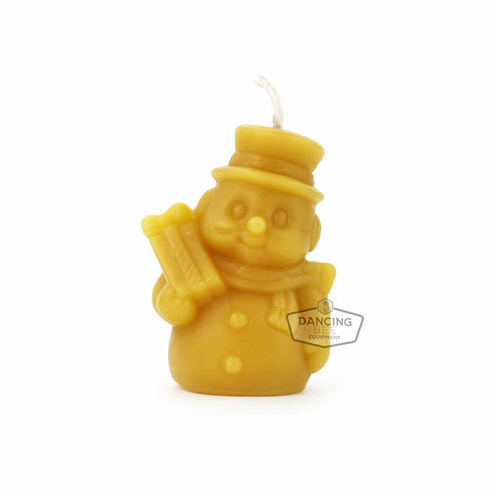The Candle Works | Snowman Beeswax Candle