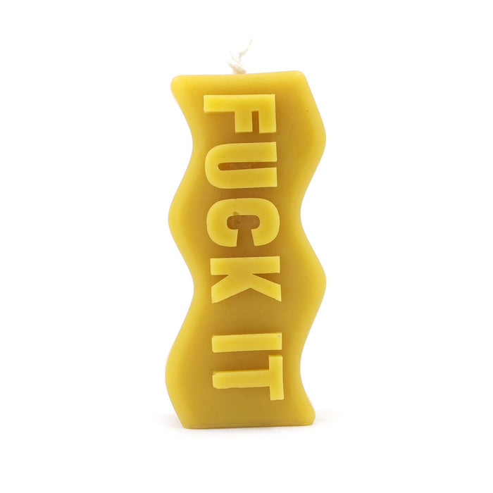 The Candle Works | F* It Pillar Candle