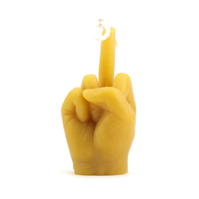 The Candle Works | Middle Finger Beeswax Candle
