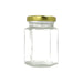 Glass Hexagon Jar | Top View | 110 ml 