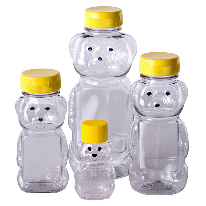 Bear Plastic Honey Bottle - each