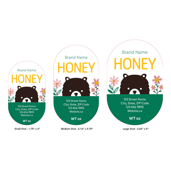 Design 4 | Custom Honey Labels