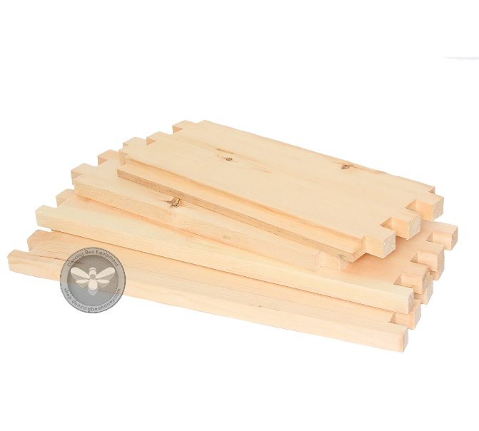 Dancing Bee Equipment | 8 Frame | Unassembled Medium Box 3/4" | Select Grade