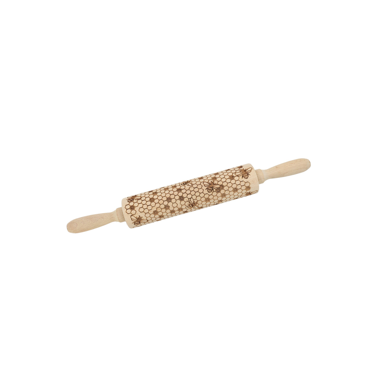 The Bee Works | Wooden Rolling Pin with Bee Design — Dancing Bee ...