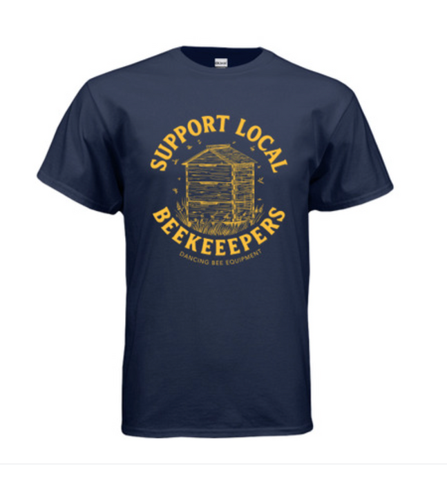 Dancing Bee Equipment | Support Local Beekeepers T-Shirt