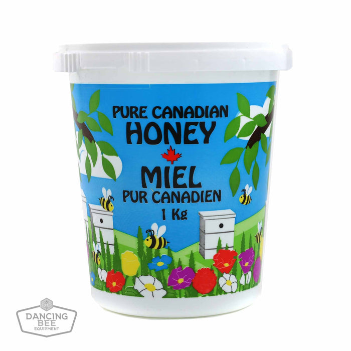 Pure Canadian Honey Plastic Tub | 1 kg