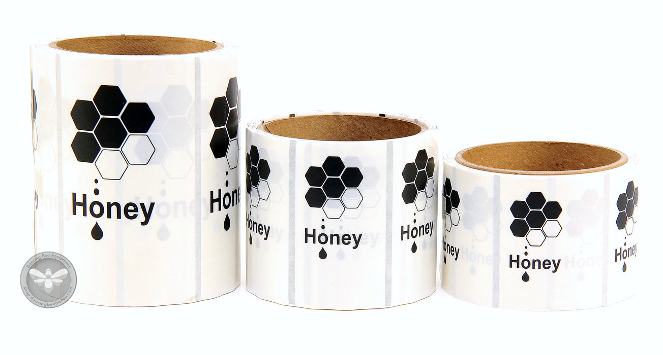 Clear Honey Label - Roll of 250 | Betterbee