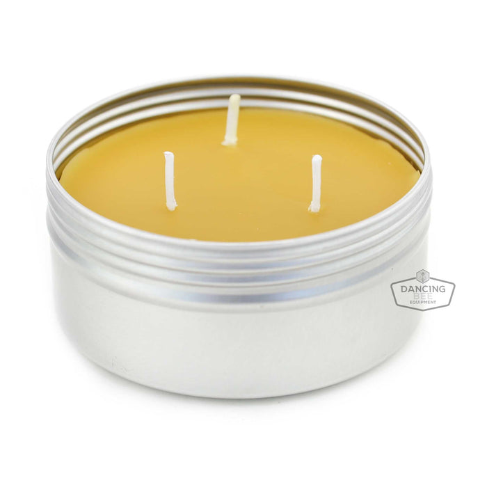 The Bee Works | 3-Wick Beeswax Candle Tin