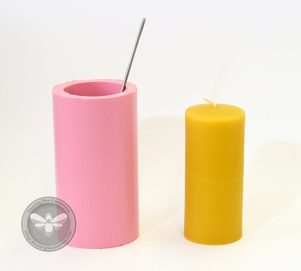 Busy Bee | Smooth Pillar Candle Mould | 2.5" x 5"