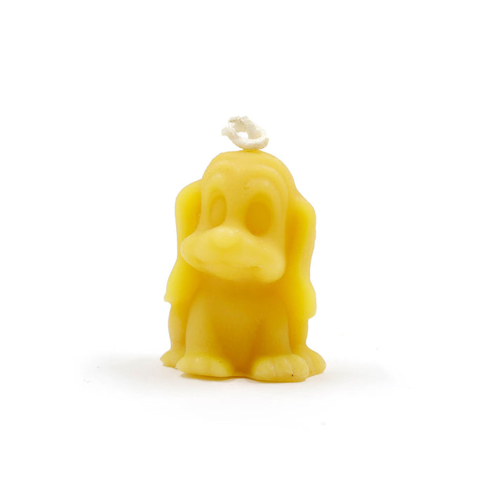 The Candle Works | Cute Dog Candle | Pure Beeswax Candle