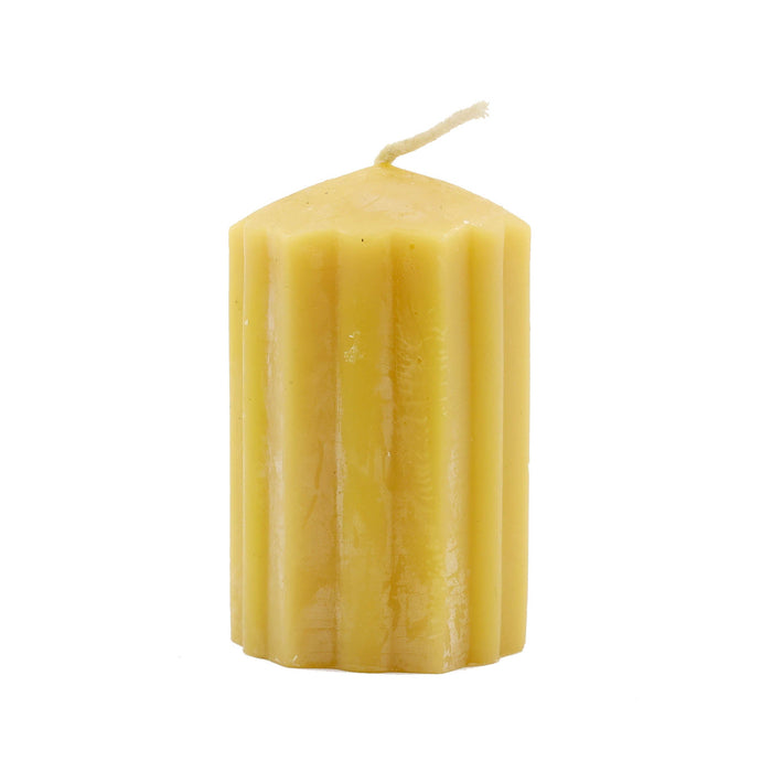 The Candle Works | Starburst Small | Pure Beeswax Candle