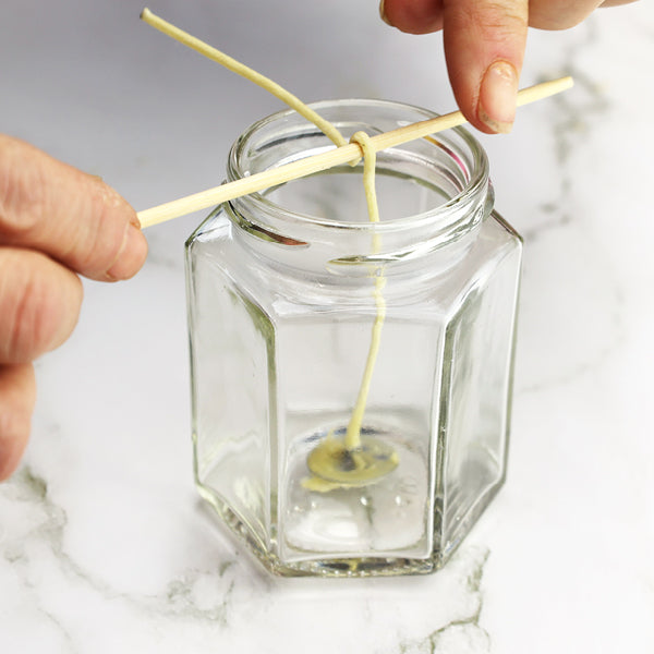 Glass Hexagon Jar | 190 ml