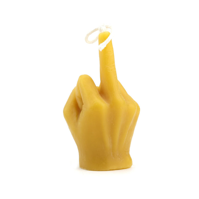 The Candle Works | Middle Finger Beeswax Candle