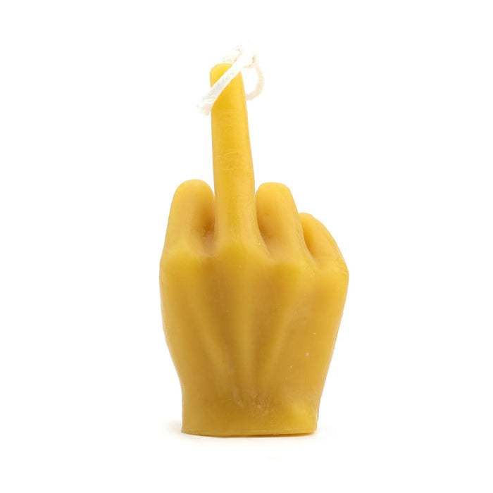 The Candle Works | Middle Finger Beeswax Candle